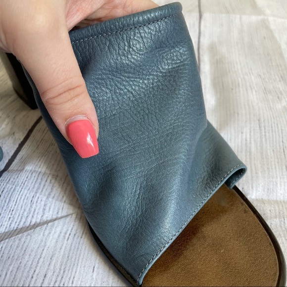 Enzo Angiolini blue and brown mules - Picture 2 of 11